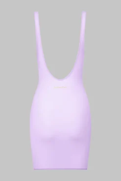 Double Sens PastelRobe Courte Dos Nu