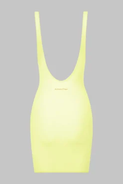 Double Sens PastelRobe Courte Dos Nu
