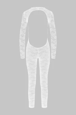 FlashbackCatsuit manches longues dos ouvert