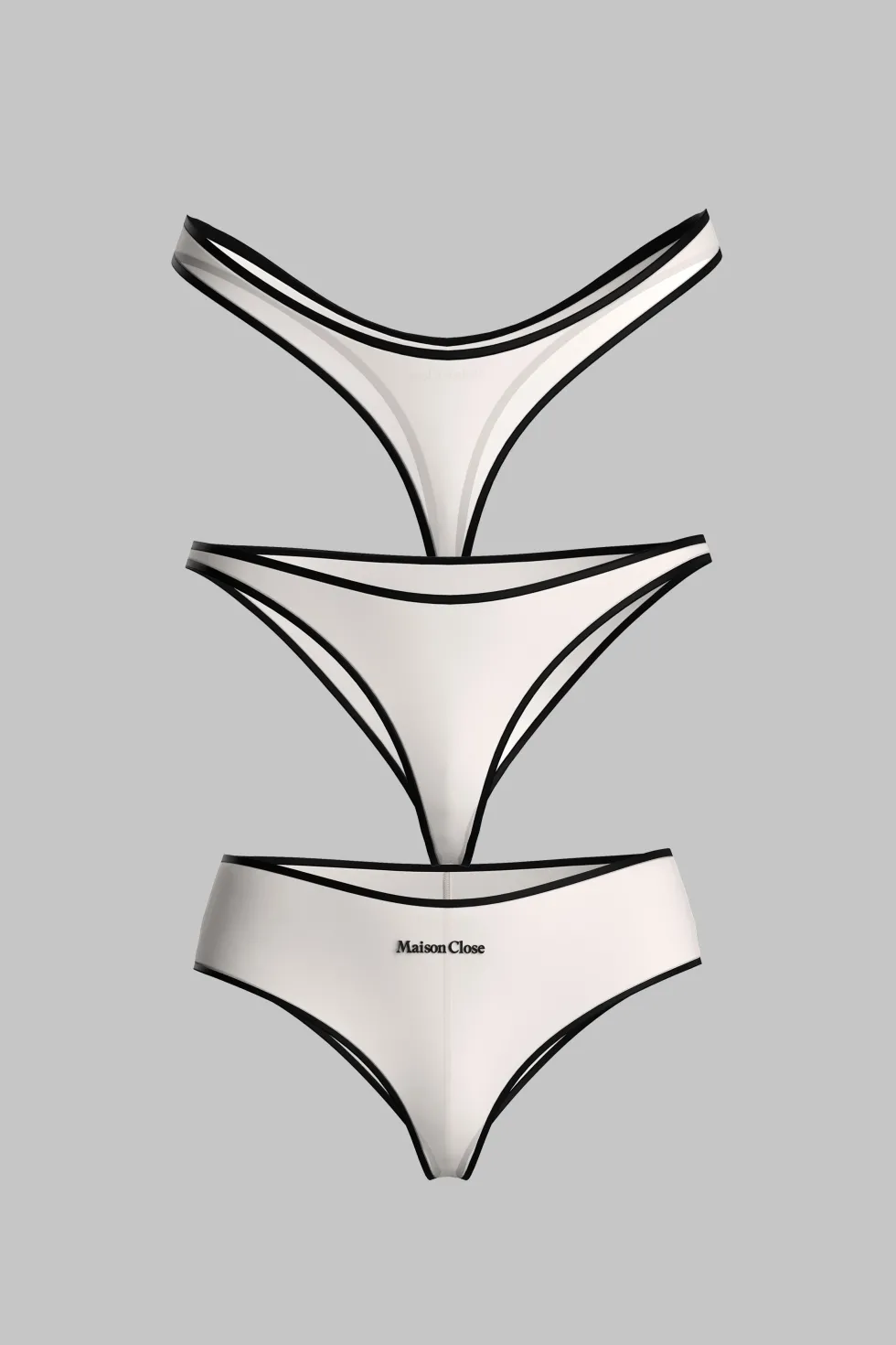 La ParisienneSet de 3 Bas Beige Clair