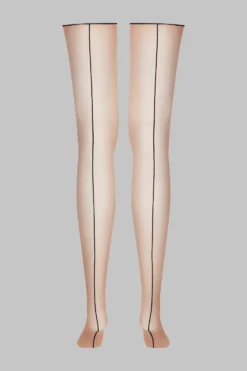 LegwearBas coupés roulés couture 20D