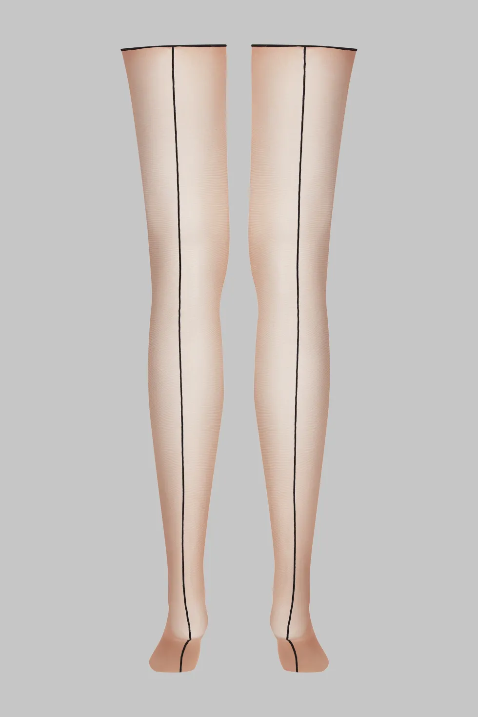 LegwearBas coupés roulés couture 20D