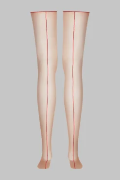 LegwearBas coupés roulés couture 20D