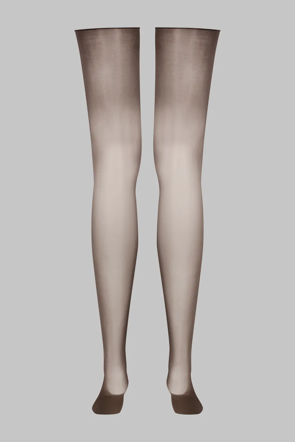 LegwearBas coupés roulés glacés 20D - Chocolat