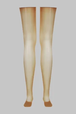 LegwearBas coupés roulés glacés 20D - Caramel