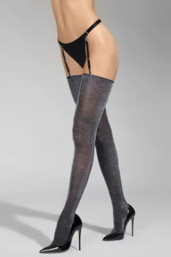 LegwearBas coupés roulés Lurex 20D