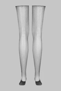 LegwearBas coupés roulés résille