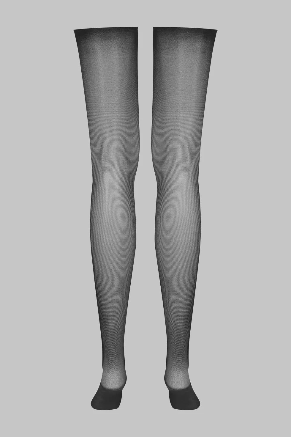 LegwearBas coupés roulés voile soyeux 20D - Noir