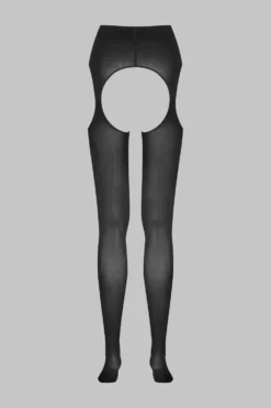 LEGWEARCollant Ouvert Porte-jarretelles 70D - Noir - Scandale x Maison Close