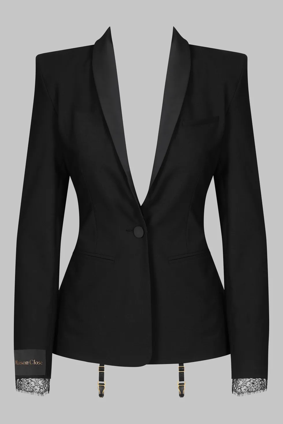 Le Vestiaire001 Veste smoking porte-jarretelles