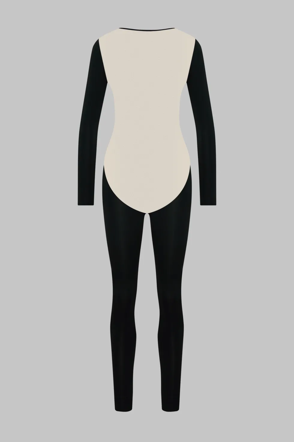 Pure TentationCatsuit manches longues dos transparent