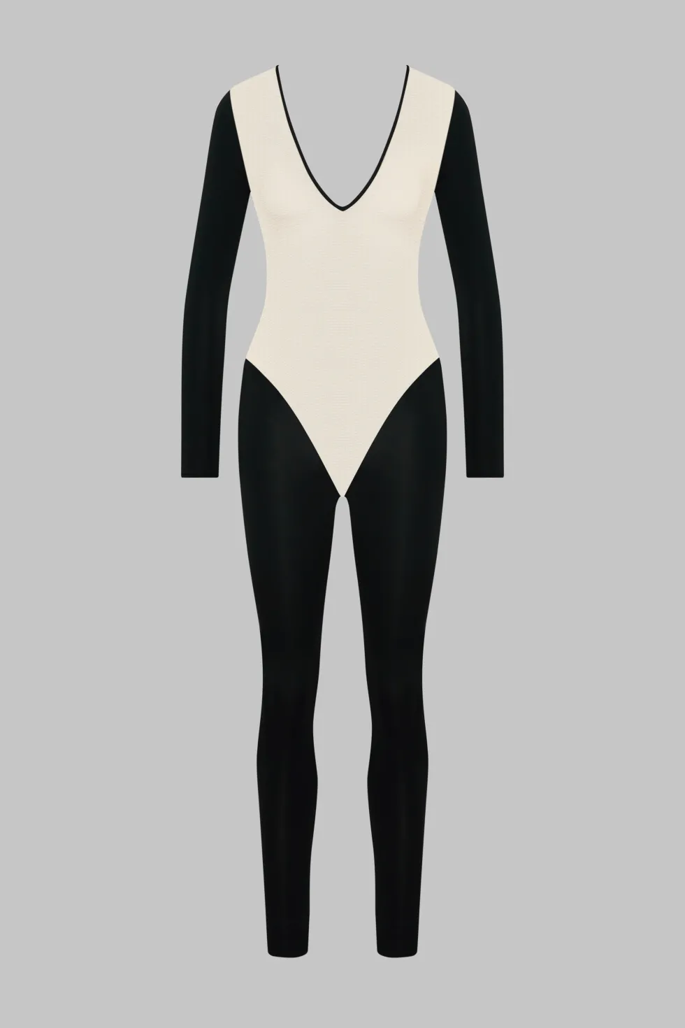 Pure TentationCatsuit manches longues dos transparent