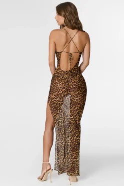 SafariRobe Longue Dos Nu